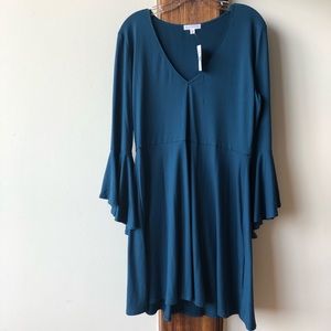 NWT Socialite Bell Sleeve Fit & Flare Dress- XL